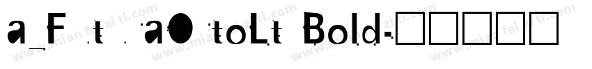 a_FuturaOrtoLt Bold字体转换